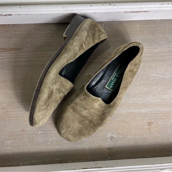 Cole Haan Vintage Made In Italy Womens Brown Suede Loafers Size 5 - Picture 6 of 8